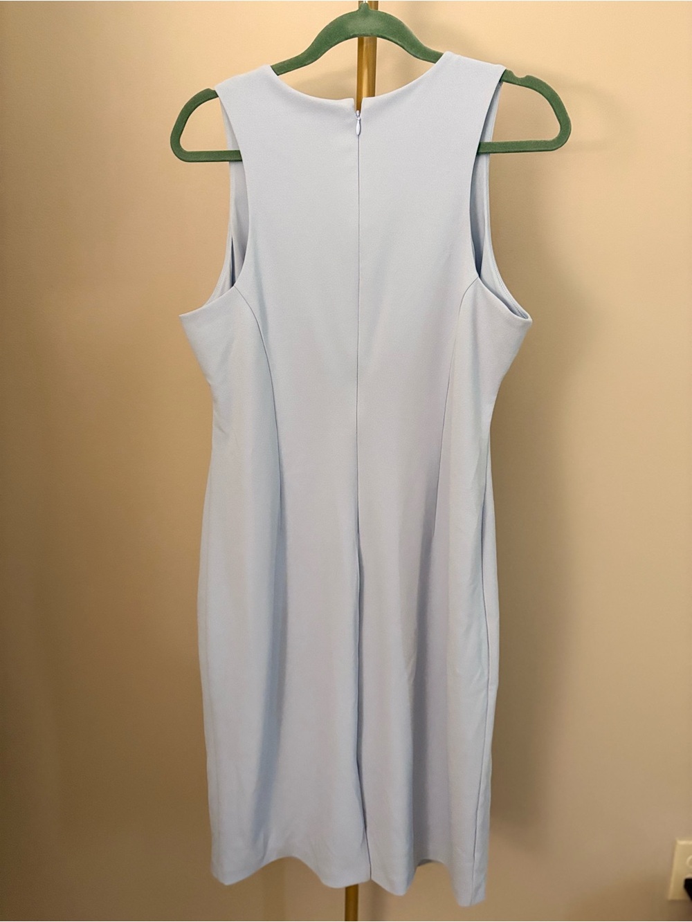 Express Classic Sleeveless Dress in Powder Blue - Picture 4 of 5